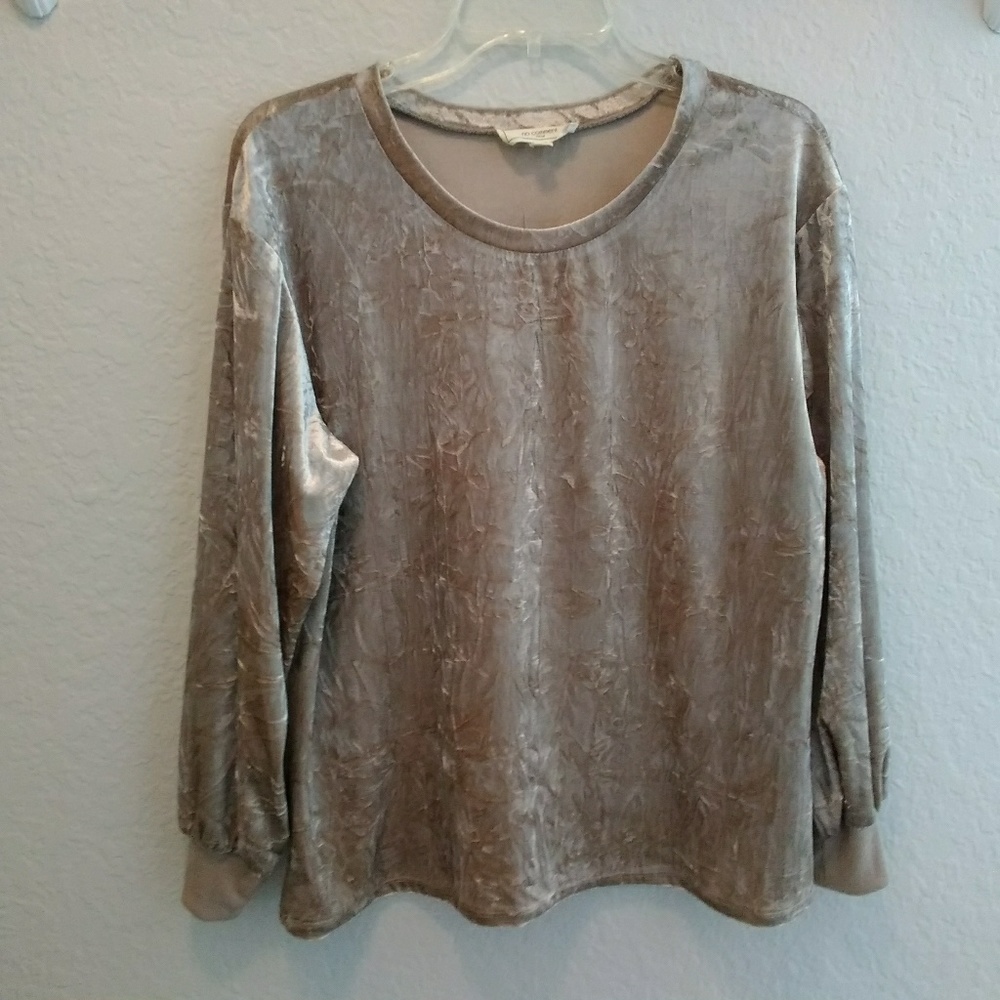Velour top
